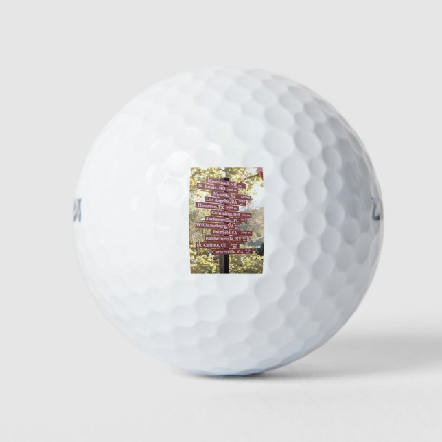 Bud Locations - Anheuser-Busch Golf Balls (Front)