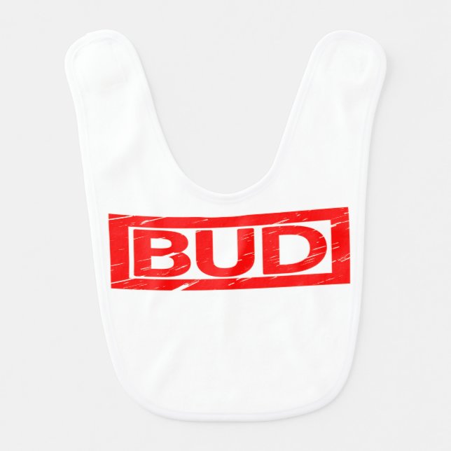 Bud Stamp Baby Bib (Front)