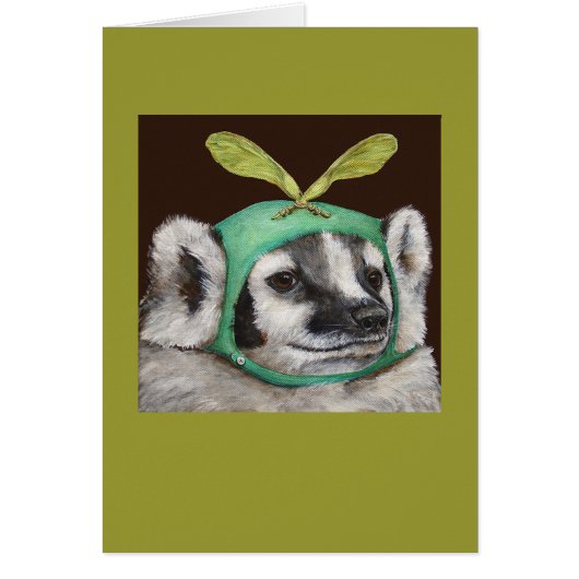 Bud the Badger card (Front)