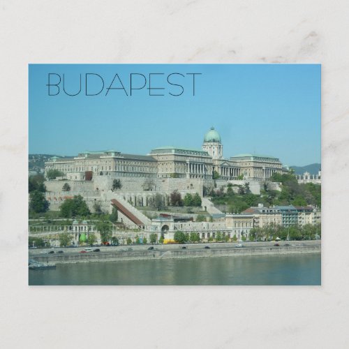 Buda Castle Budapest Hungary Postcard