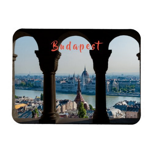 Budapest and hungarian parliament magnet