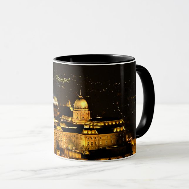 Budapest at Night Mug (Front Right)
