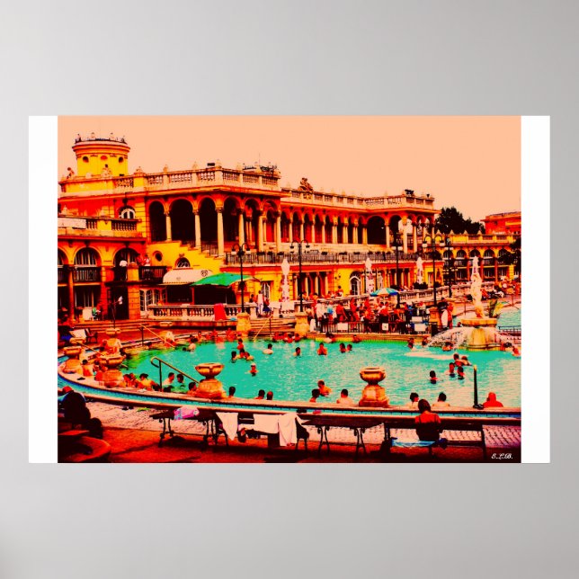 Budapest Baths Poster (Front)