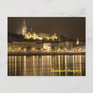 budapest by night postcard