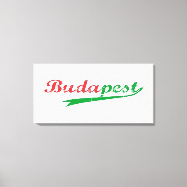 BUDAPEST CANVAS PRINT (Front)