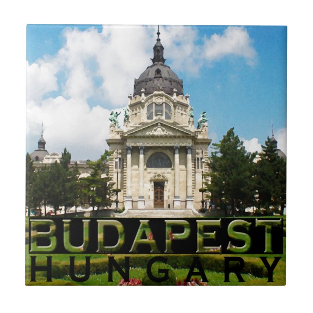 Budapest Ceramic Tile (Front)