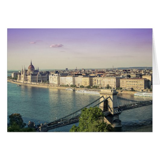 Budapest cityscape cards (Front Horizontal)