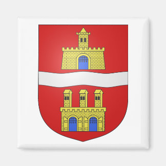 Budapest Coat of Arms 2 Inch Square Magnet