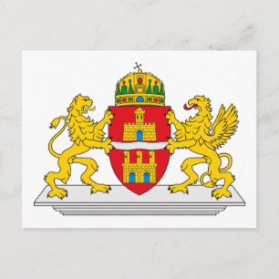 Budapest Coat of Arms Postcard