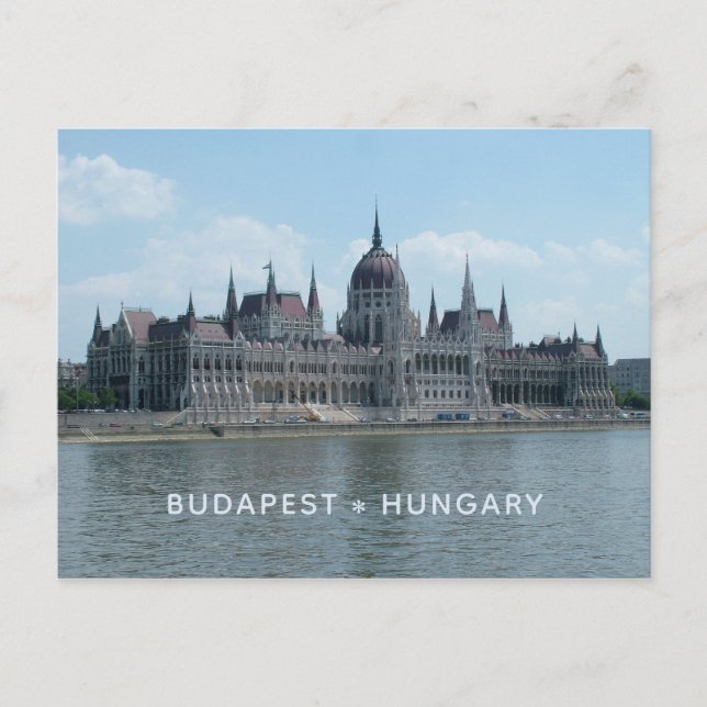 Budapest custom text postcard 3 (Front)
