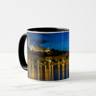Budapest Danube River Reflection Water At Night PH Mug