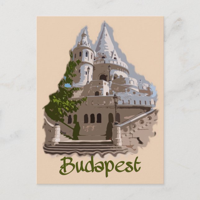 Budapest: Fisherman's Bastion Postcard (Front)