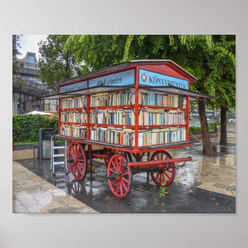 Budapest, Hungary, Book Cart