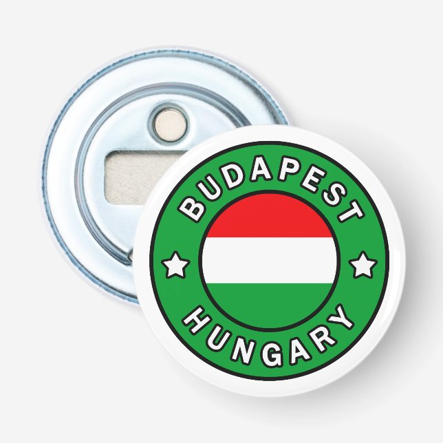 Budapest Hungary Bottle Opener (Front)