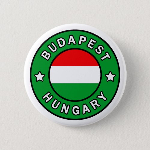Budapest Hungary Button