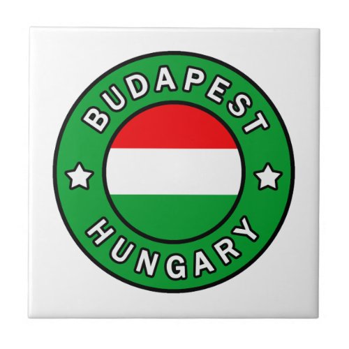 Budapest Hungary Ceramic Tile
