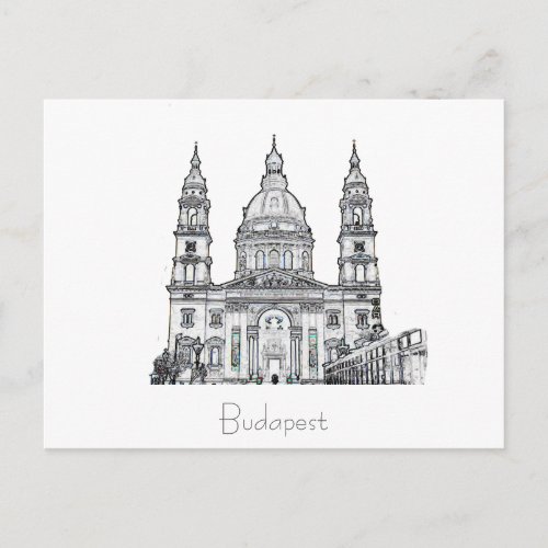 Budapest Hungary City Architecture Postcard
