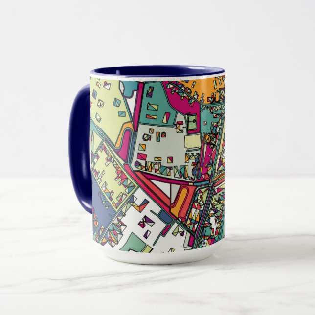 Budapest, Hungary | City Map Mug (Front Left)