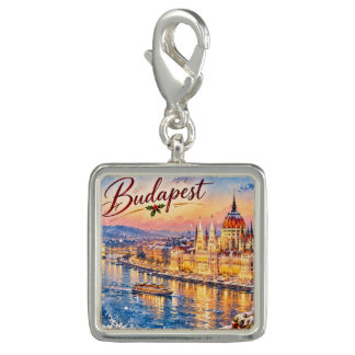 Budapest Hungary Danube Parliament Christmas Charm