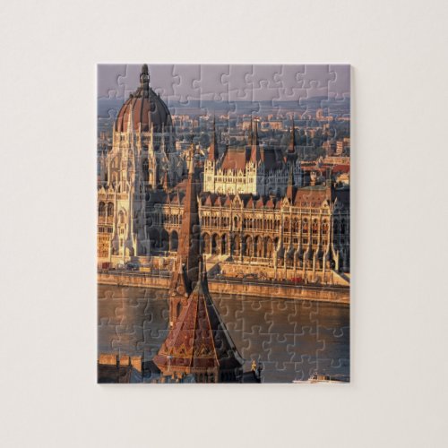 Budapest Hungary Danube River Parliament Jigsaw Puzzle