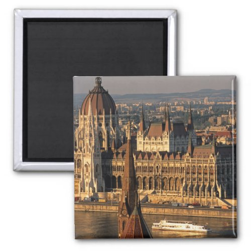 Budapest Hungary Danube River Parliament Magnet