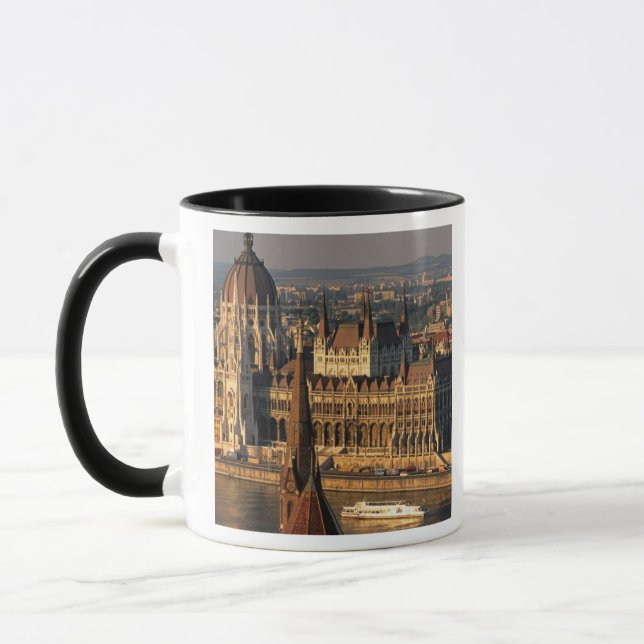 Budapest, Hungary, Danube River, Parliament Mug (Left)