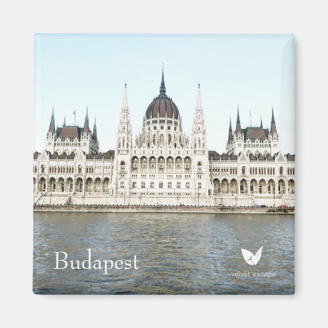 Budapest, Hungary - fridge magnet by Velvet Escape (Front)