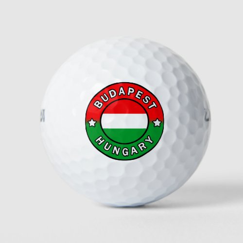 Budapest Hungary Golf Balls