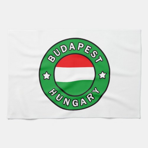 Budapest Hungary Kitchen Towel