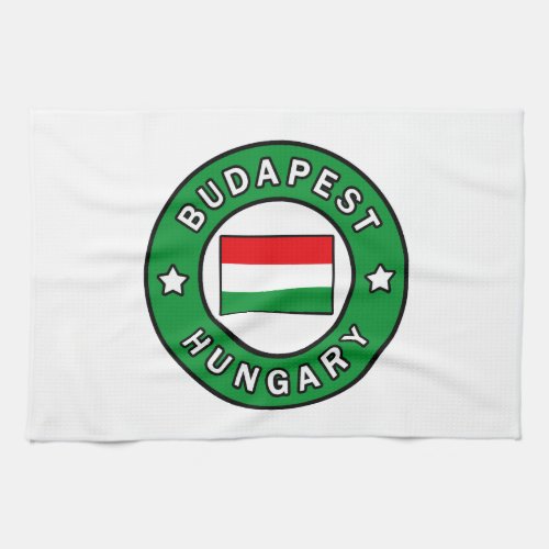 Budapest Hungary Kitchen Towel