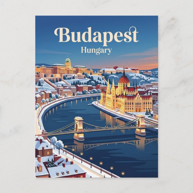 Budapest Hungary Postcard (Front)