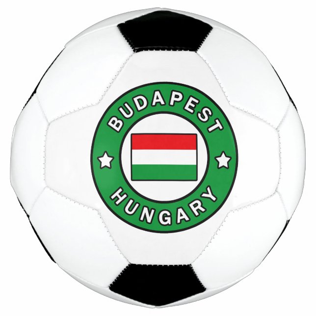 Budapest Hungary Soccer Ball (Front)
