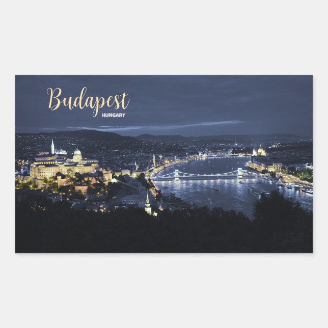 Budapest Hungary Stickers (Front)