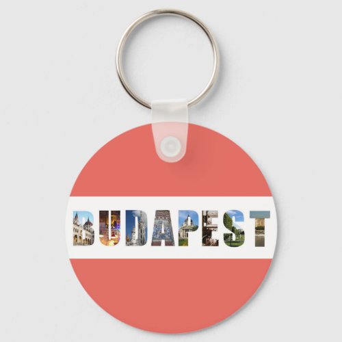 Budapest Hungary Travel Photo Keychain