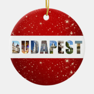Budapest Hungary Travel Photos Christmas Ceramic Ornament