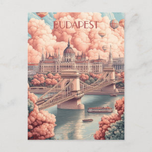 Budapest Hungary Travel Postcard