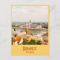Budapest, Hungary Vintage Postcard