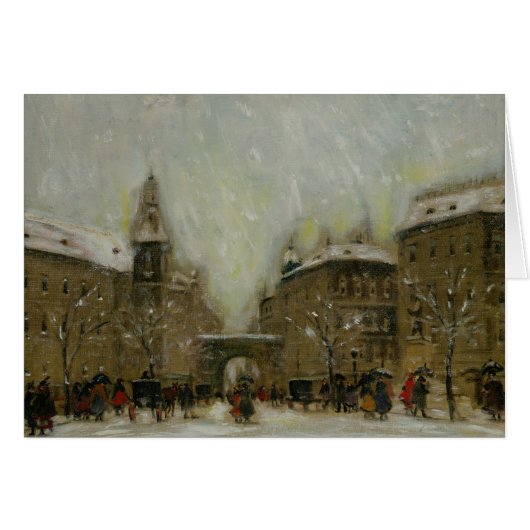 Budapest in the Snow Cards (Front Horizontal)