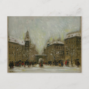 Budapest in the Snow Postcard