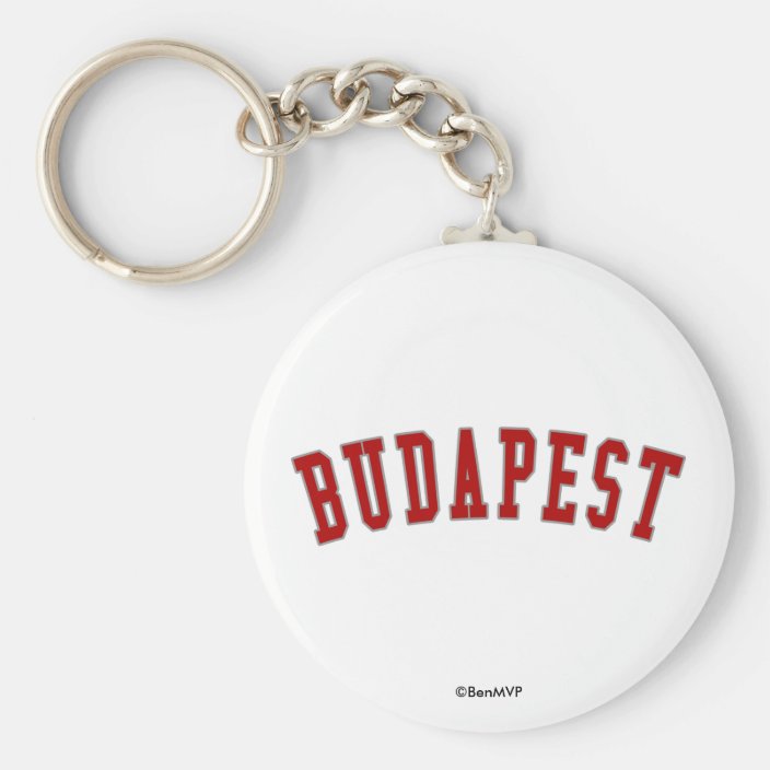 Budapest Key Chain
