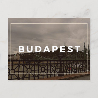 Budapest Liberty Bridge Postcard