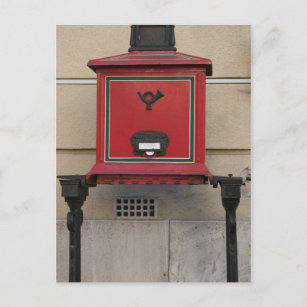 Budapest mailbox postcard