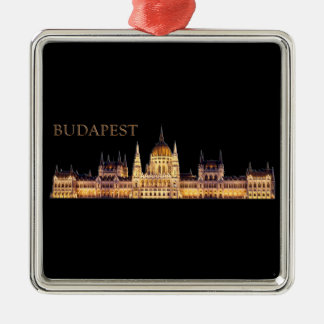 Budapest Landmark Porcelain Ornament – Hungary Christmas Souvenir, Travel Gift