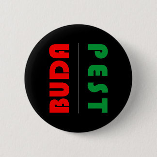 Budapest minimalist Hungary Button