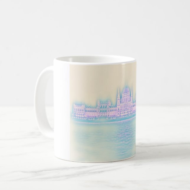 Budapest Parliament Building Hungary Coffee Mug (Front Left)