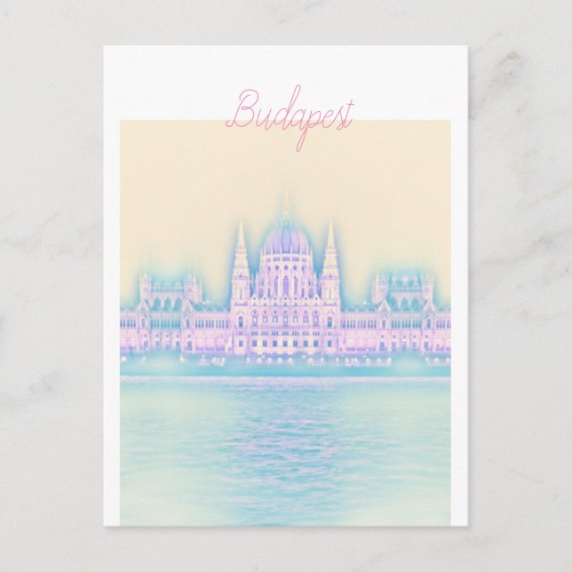 Budapest Parliament Building Hungary Postcard (Front)