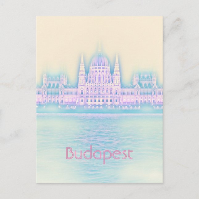 Budapest Parliament Building Hungary Postcard (Front)