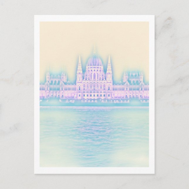 Budapest Parliament Building Hungary Postcard (Front)