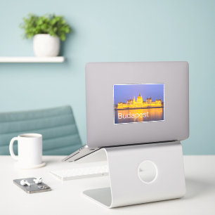 Budapest Parliament Panorama Hungary Holiday Sticker
