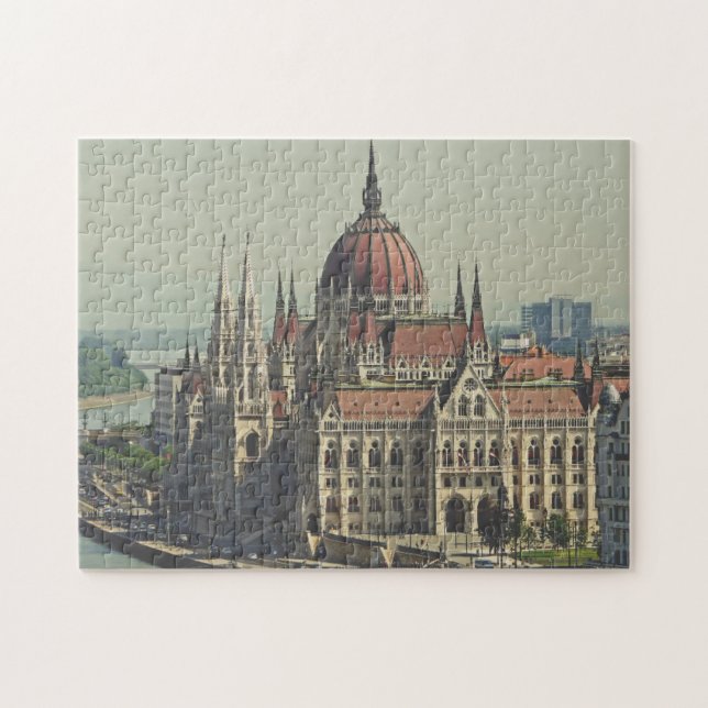 Budapest Parliament South Side photography Jigsaw Puzzle (Horizontal)